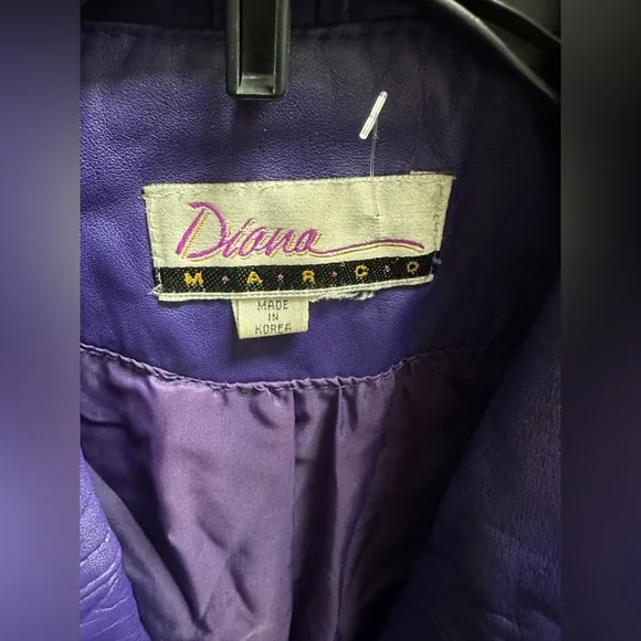 VINTAGE Diana Marco Long Leather  Trench Coat - Picture 5 of 8